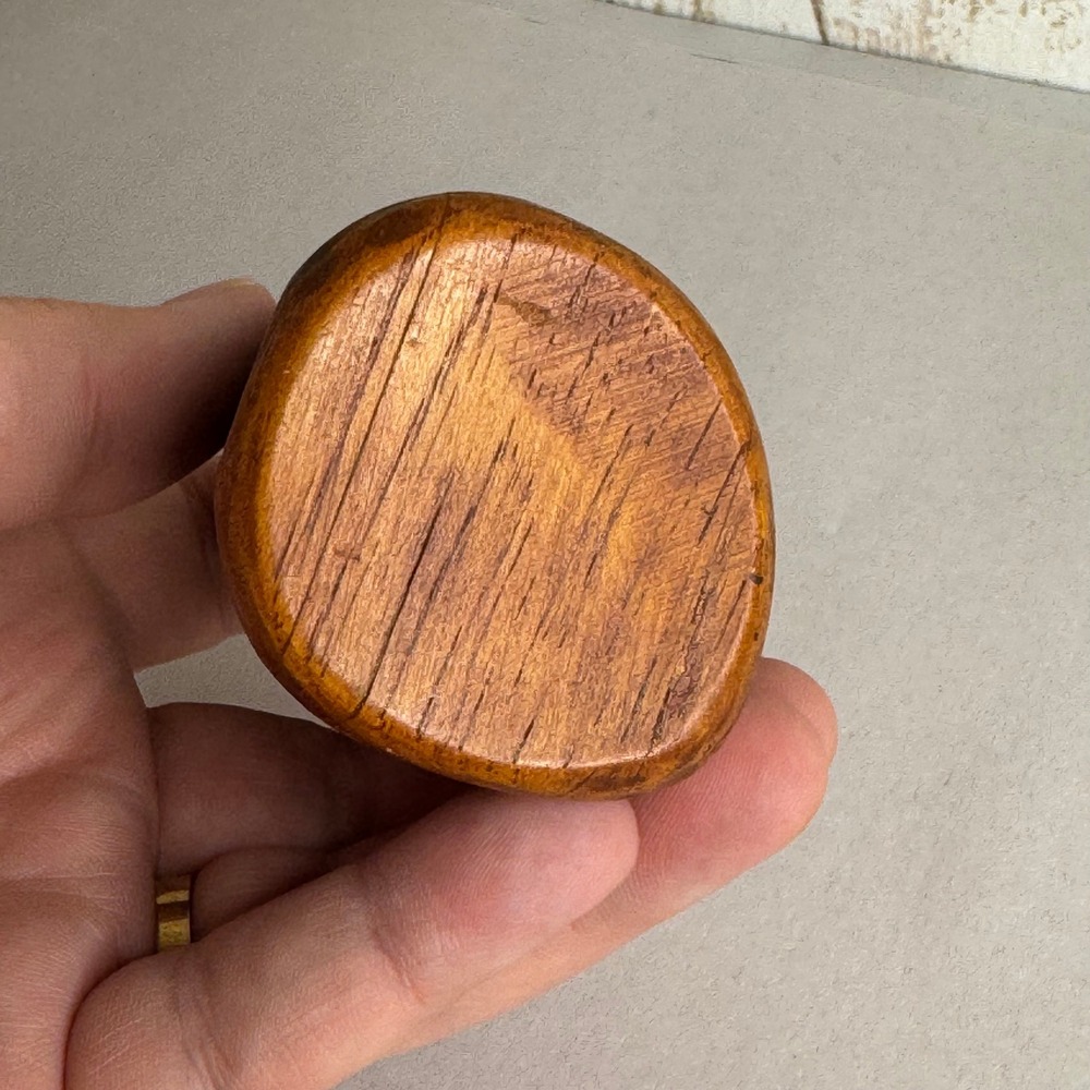 Vintage Folk Art Handcrafted Wooden Puzzle Box Small Trinket Case - Picture 7 of 16